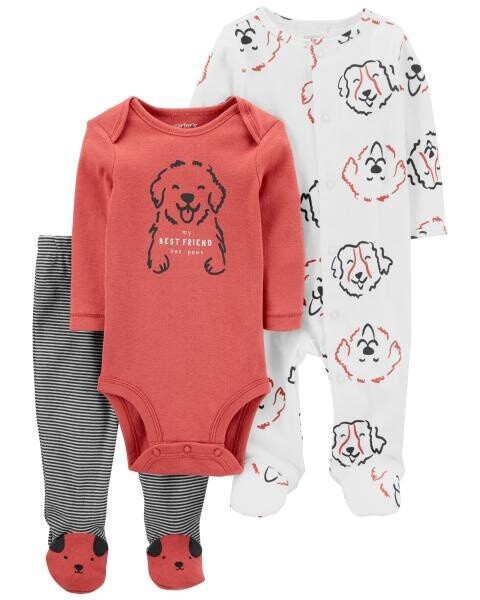 3 Piece Red Best Friend Set