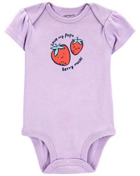Love My Papa Berry Much Bodysuit