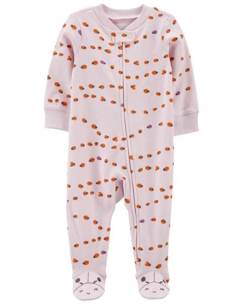 Purple Ladybug Babygrow