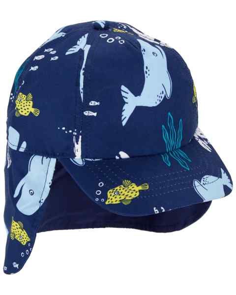 Whale Baseball Swim Cap