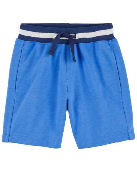 Blue Toddler French Terry Shorts