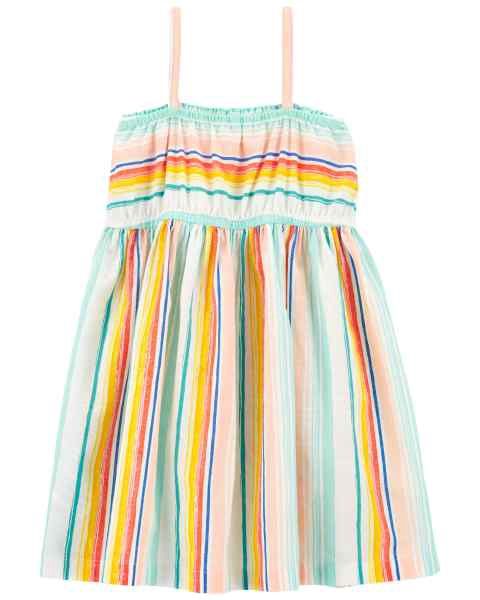 Toddler Striped Smocked Sundress
