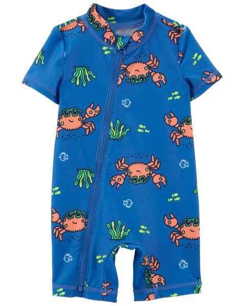 Baby 1 Piece Crab Rash Guard