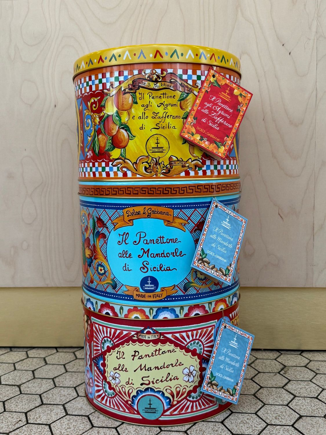 PANETTONE MANDORLE DI SICILIA - Boîte Rouge
