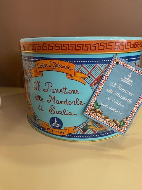 PANETTONE MANDORLE DI SICILIA - Boîte Bleue