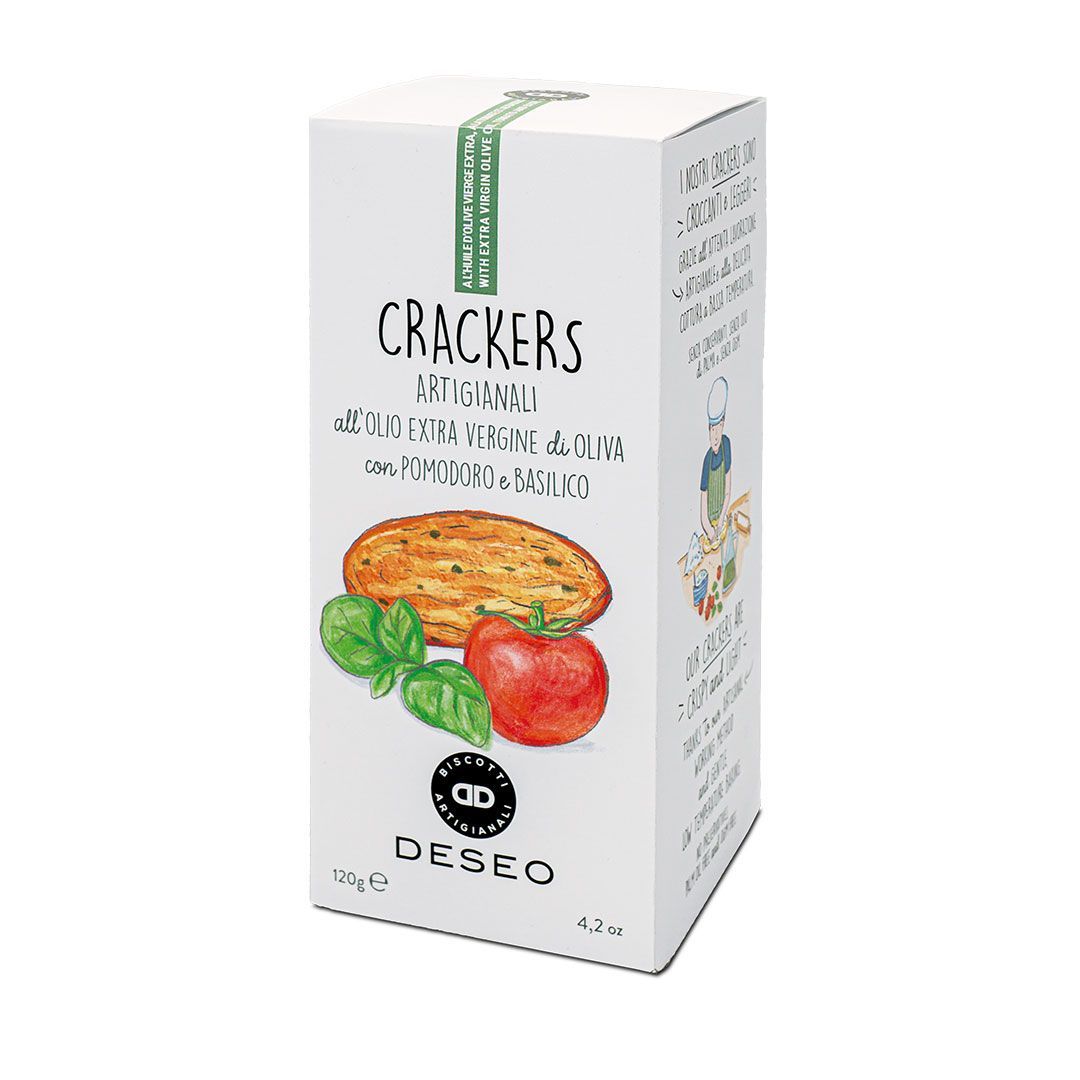 CRACKERS POMODORO BASILICO
