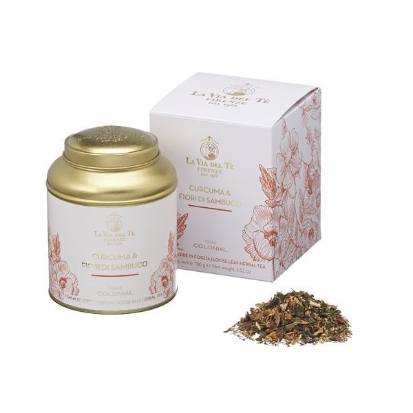 VIA DEL TE - TISANE CURCUMA & FLEUR DE SUREAU