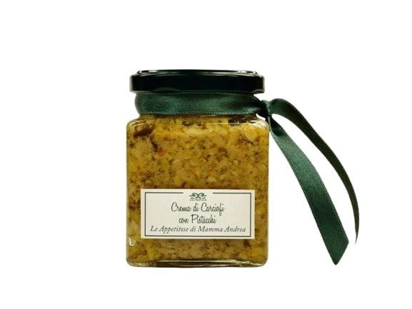 CARCIOFI CON PISTACCHIO IN CREMA