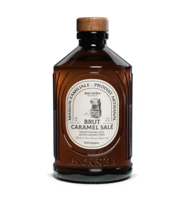 SIROP CARAMEL SALE BRUT – BIO – BACANHA