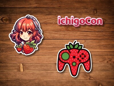 ichigoCon Stickers