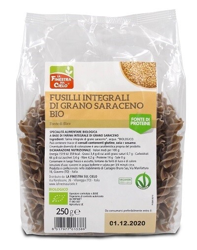 FUSILLI INT GRANO SARACEN BIO