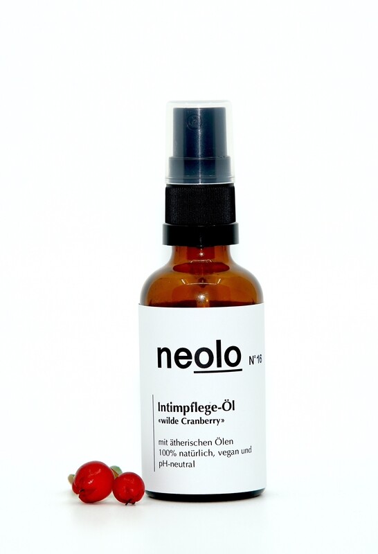 NEOLO • OLIO di cura intimo vaginale «wilde Cranberry» per una vagina molto secca