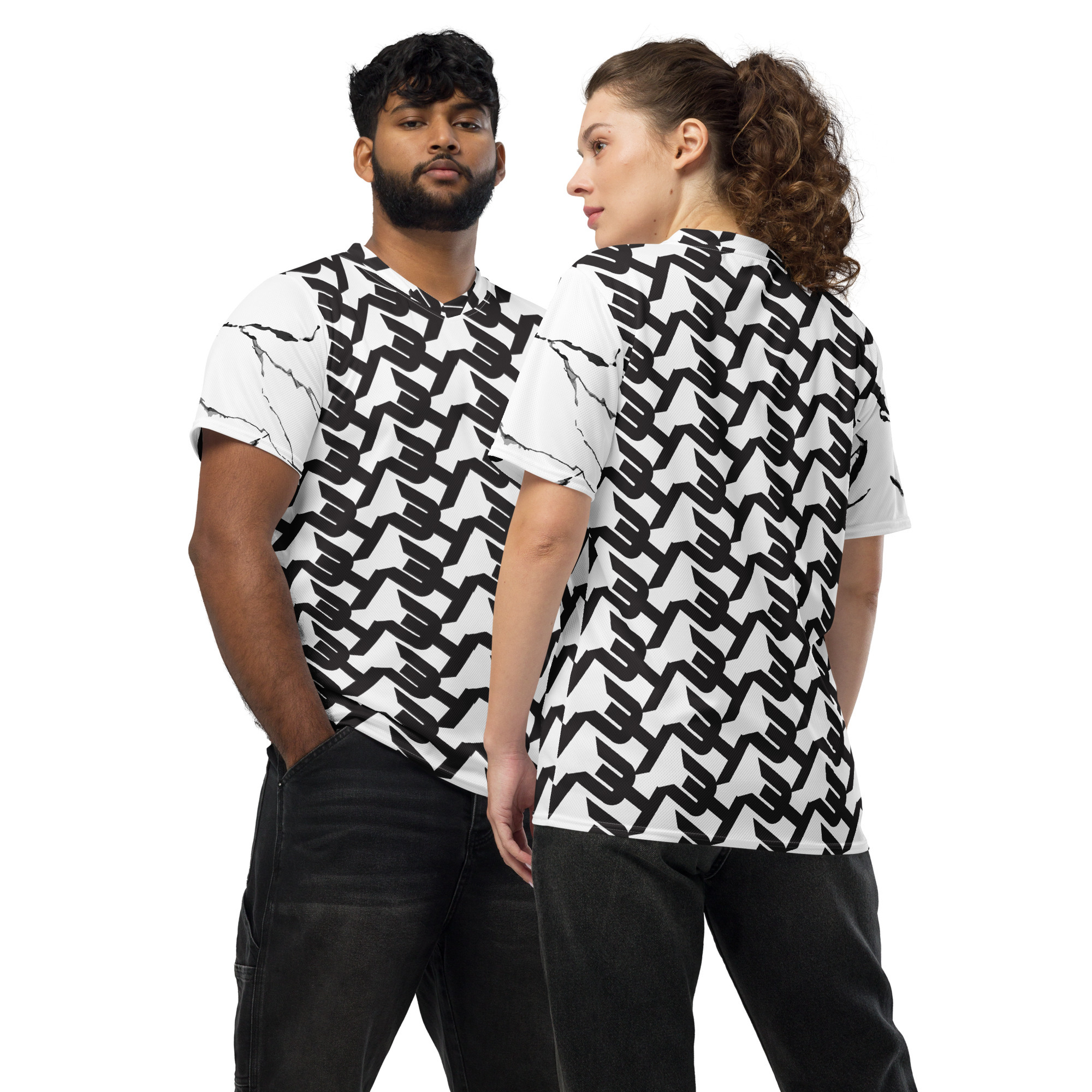 3H Patterned Sports Jersey