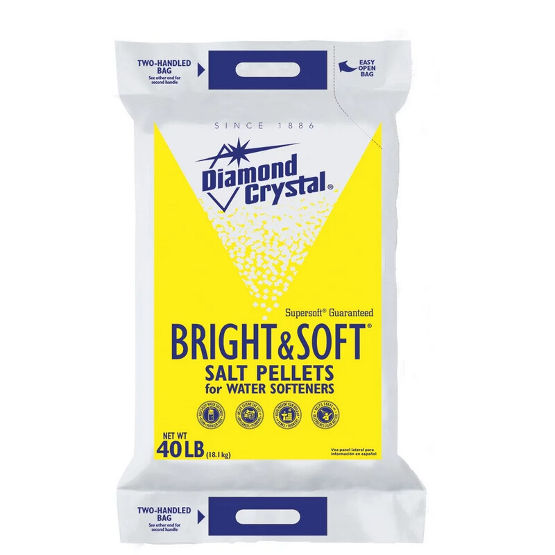 Bright &amp; Soft Water Softener Salt Pellets 40 lb