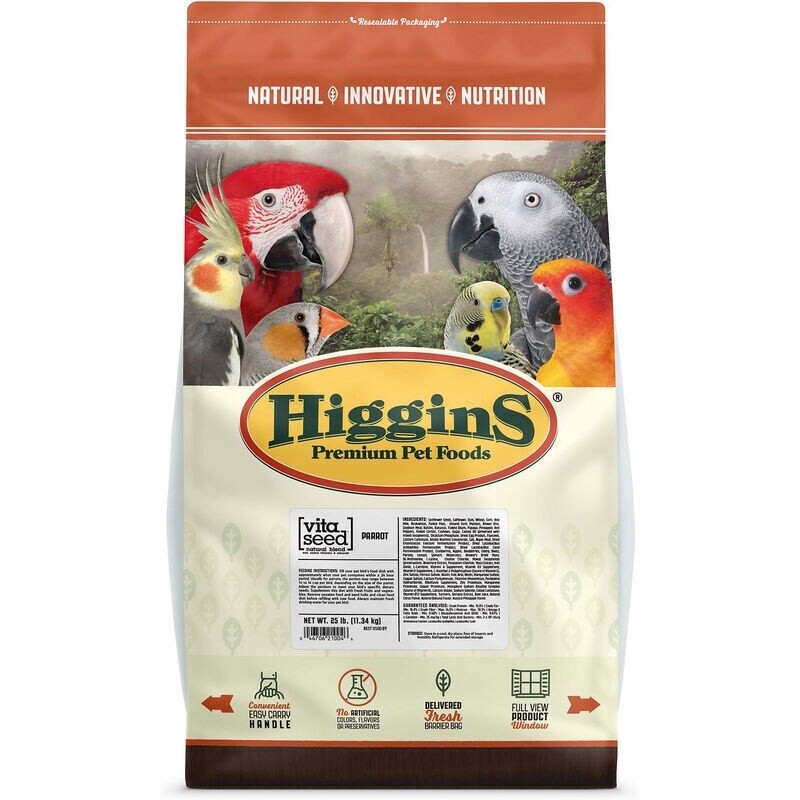 Higgins Vita Seed Parrot 25#