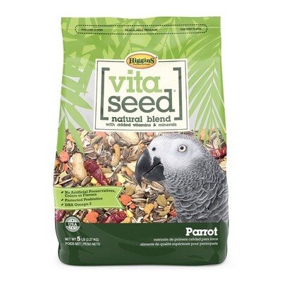 Higgins Vita Seed Parrot 5# Liberty Farm Home &amp; Garden Galion Ohio