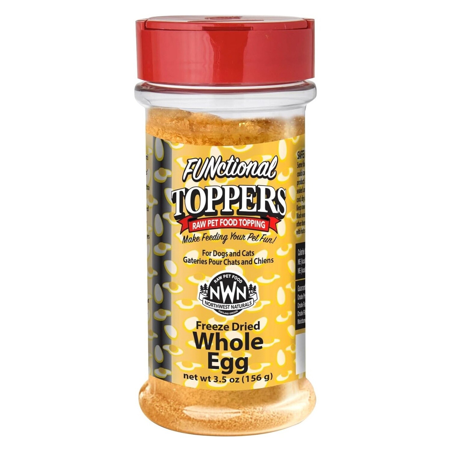 FUNctional Toppers Freeze Dried Whole Egg 4oz