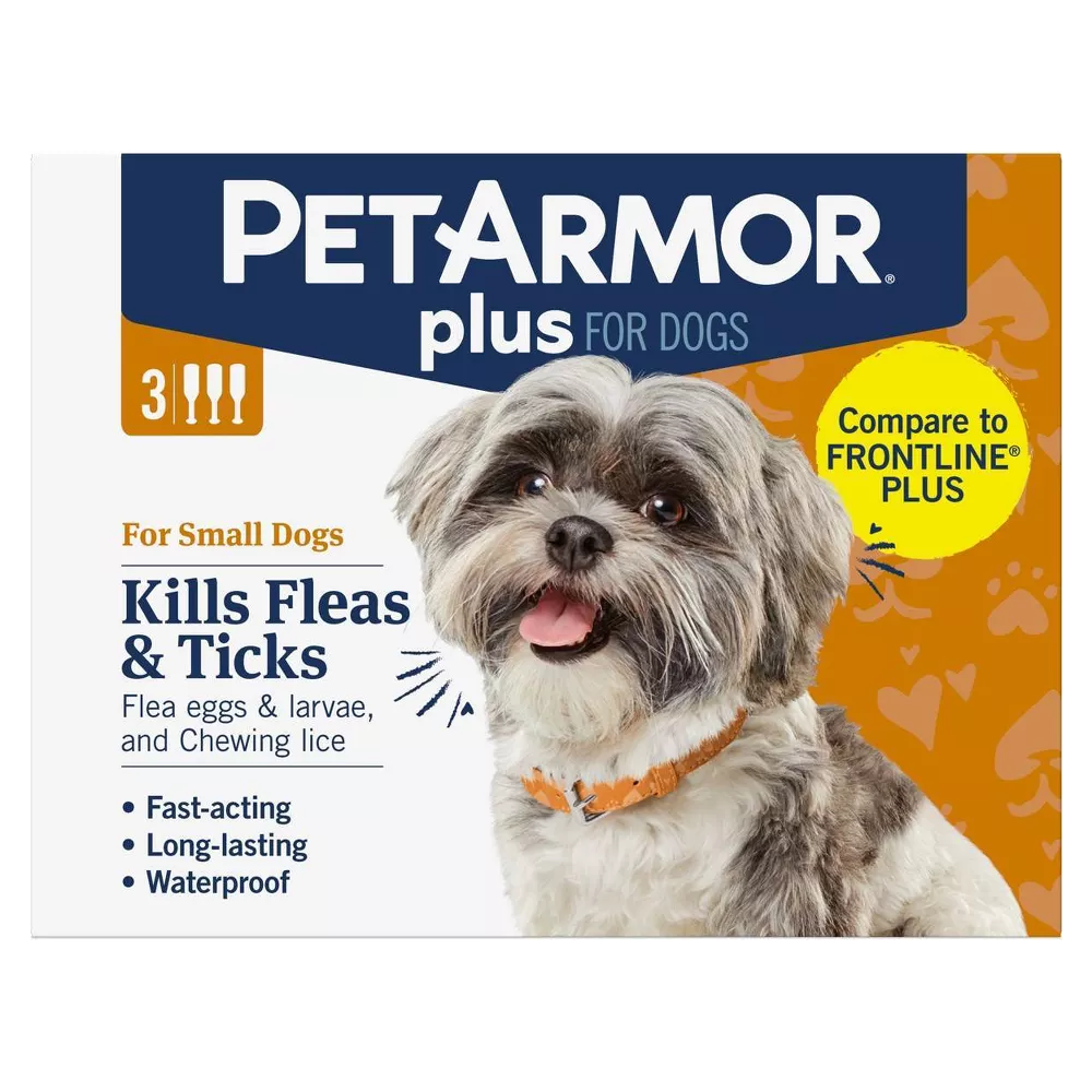 PetArmor Plus Flea and Tick for Dogs 5 - 22lb - 3 Month Supply