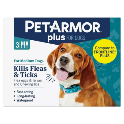 PetArmor Plus Flea and Tick for Dogs 23 - 44lb - 3 Month Supply