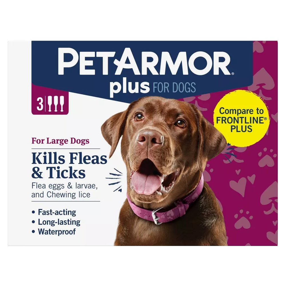 PetArmor Plus Flea and Tick for Dogs 45 - 88lb - 3 Month Supply