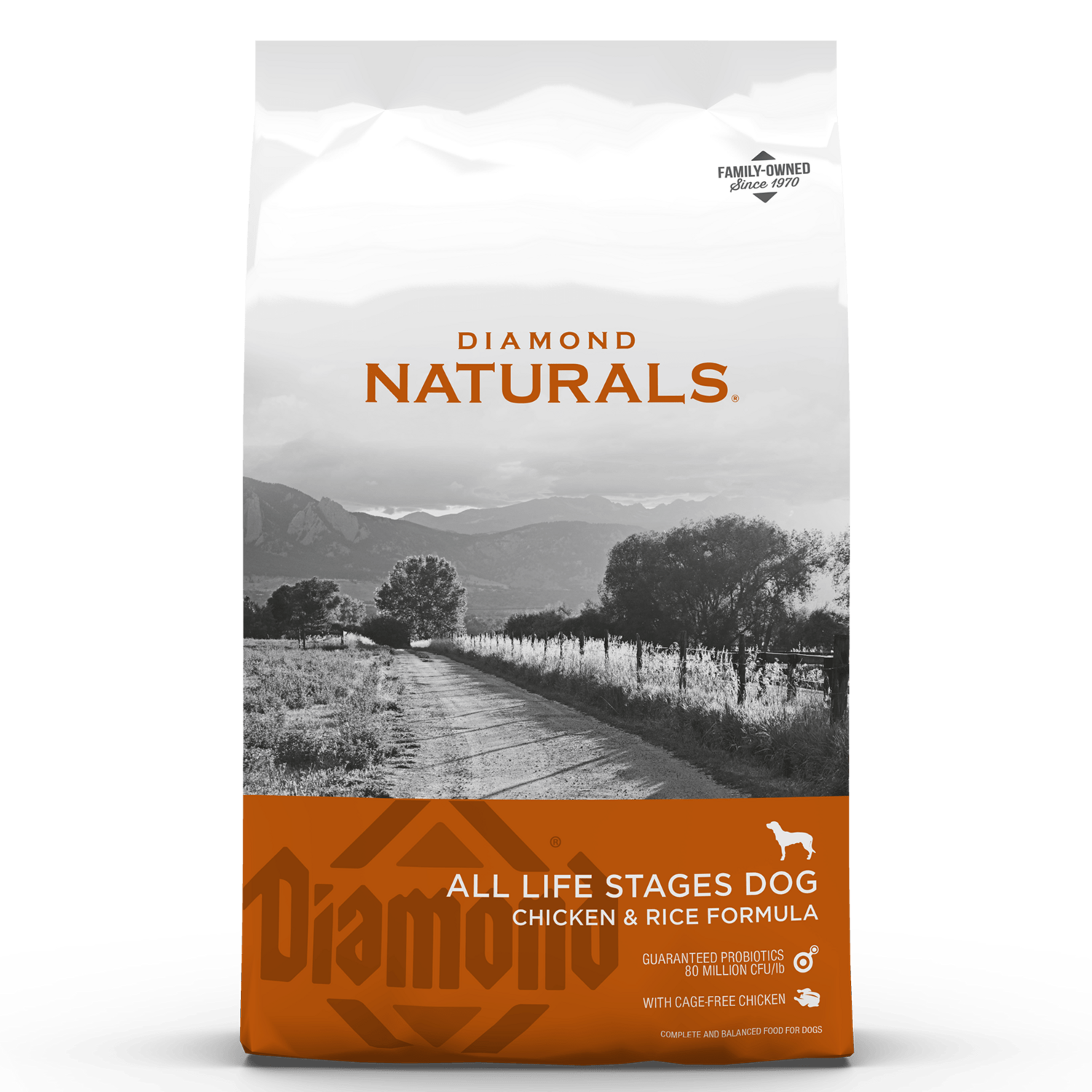 Diamond Naturals All Life Stages Chicken &amp; Rice 40 lb