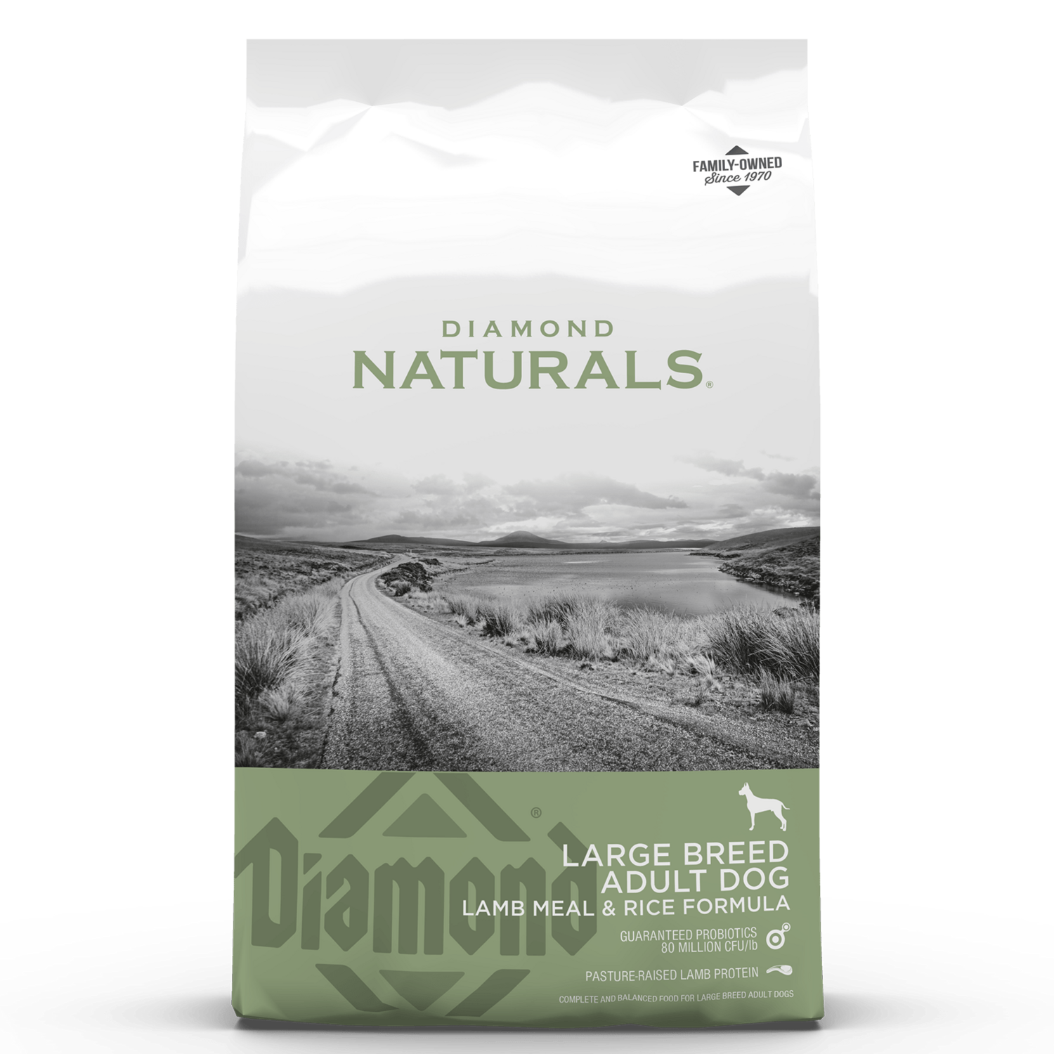 Diamond Naturals Large Breed Lamb Meal & Rice 40 lb