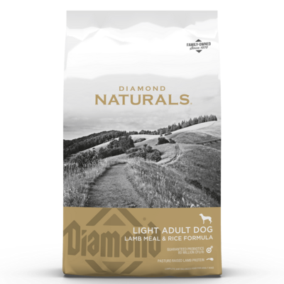 Diamond Naturals Light Lamb Meal &amp; Rice 30 lb
