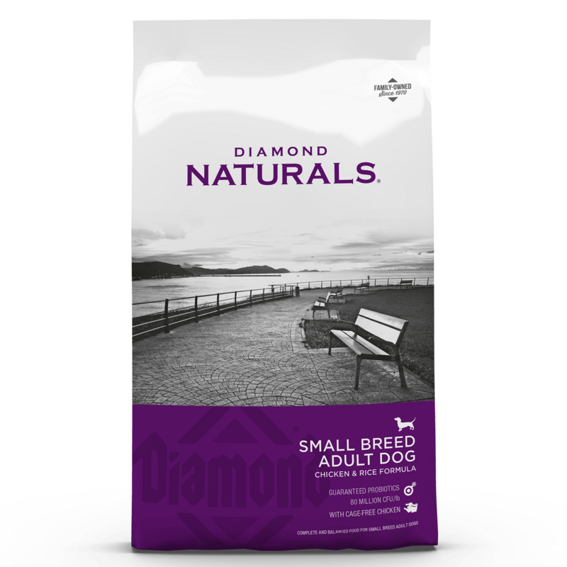 Diamond Naturals Small Breed Chicken &amp; Rice 18 lb