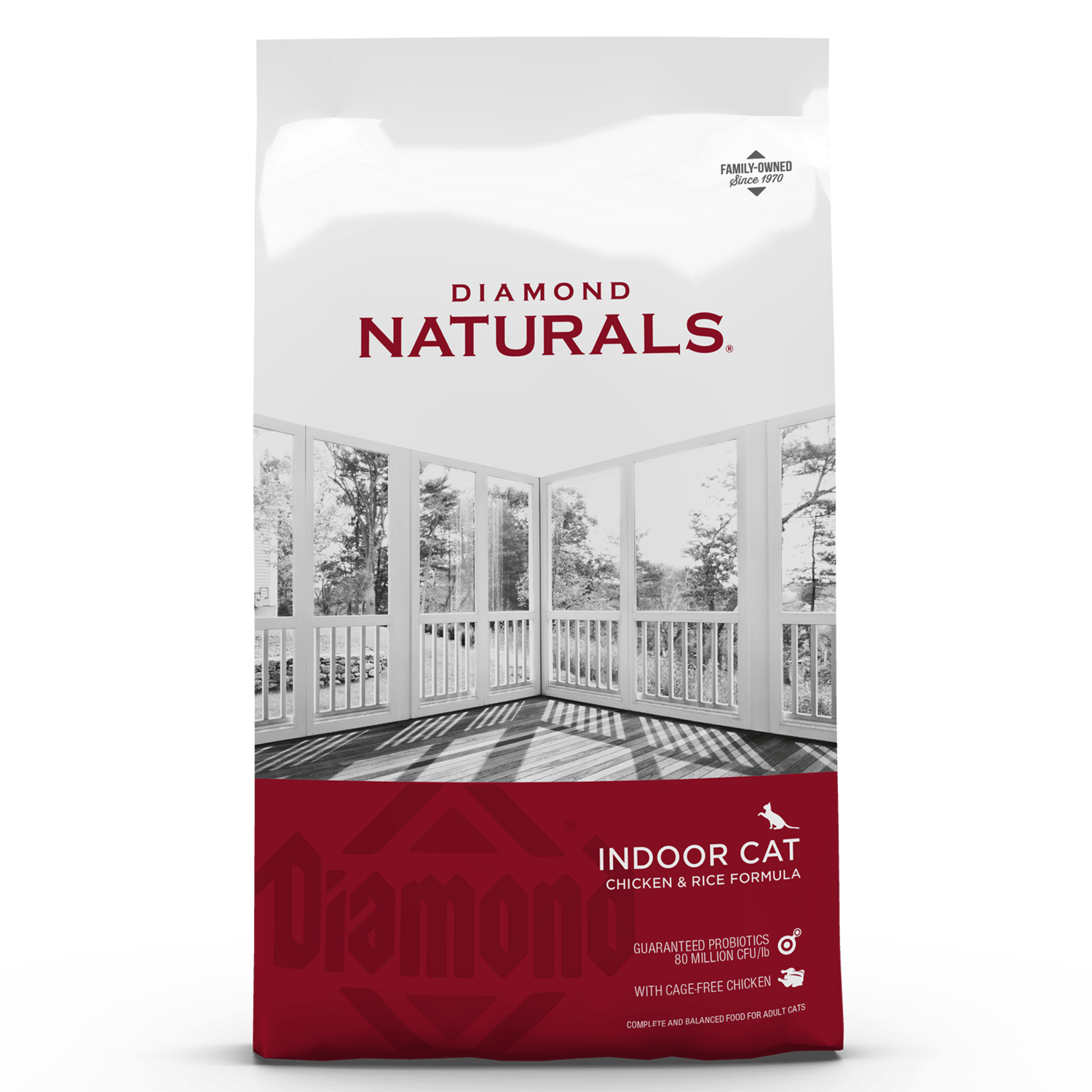 Diamond Naturals Indoor Cat Chicken & Rice 18 lb