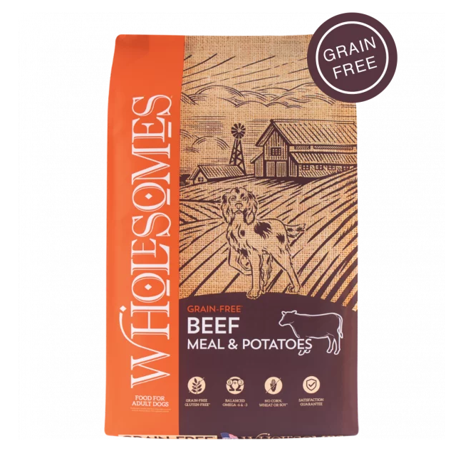 Wholesomes Grain Free Beef Meal & Potatoes 35 lb