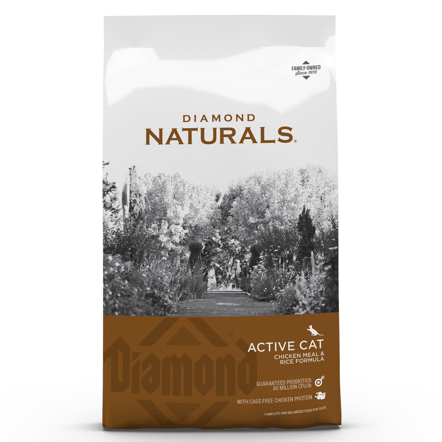 Diamond Naturals Active Cat Chicken Meal & Rice 18 lb