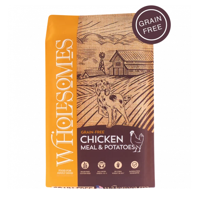 Wholesomes Grain Free Chicken Meal &amp; Potatoes 35 lb