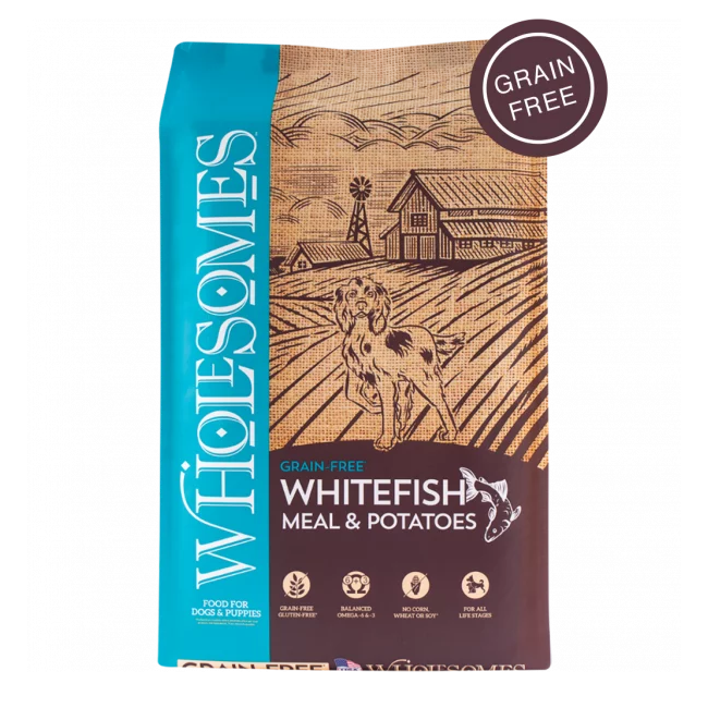 Wholesomes Grain Free Whitefish Meal & Potatoes 35 lb