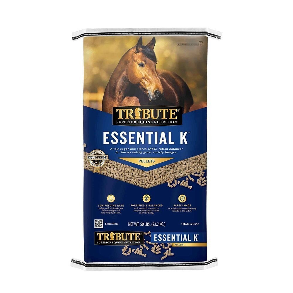 Tribute Essential K® Pelleted Horse Feed 50 lb