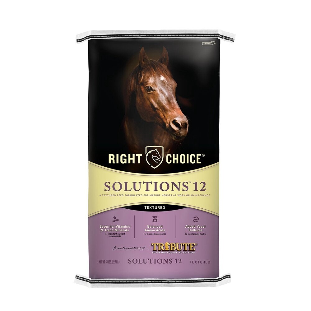 Right Choice Solutions® 12 Textured Horse Feed 50 lb