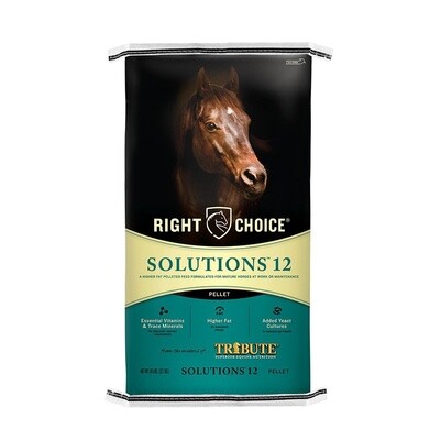 Right Choice Solutions®12 Pellet Horse Feed 50 lb