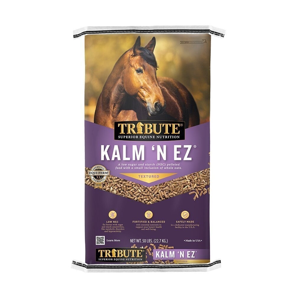 Tribute Kalm ‘N EZ® Textured Horse Feed 50 lb