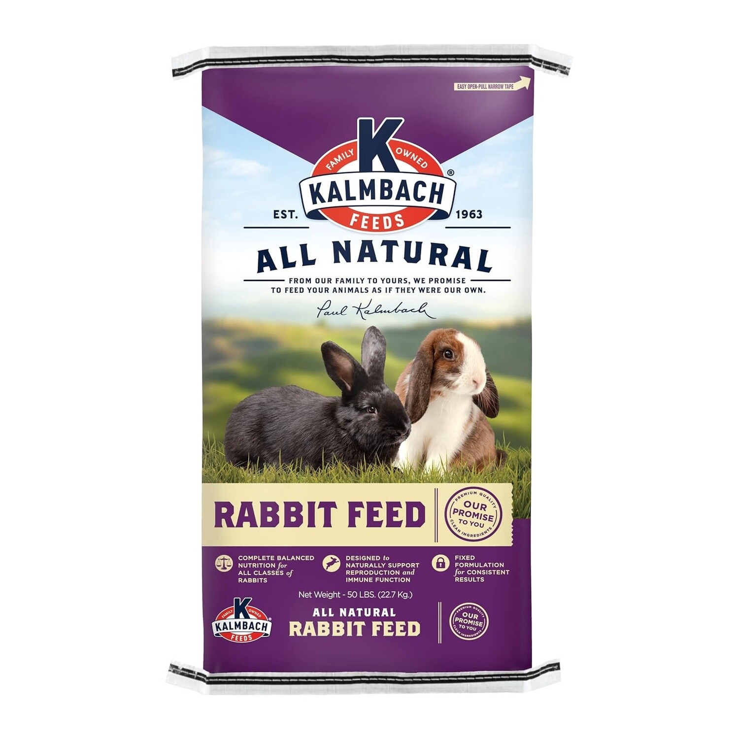 Kalmbach 15% Pelleted Rabbit Feed 50 lb