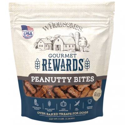 Wholesomes Gourmet Rewards Peanutty Bites 3 lb