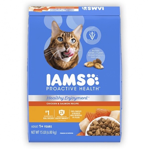 IAMS™ Healthy Enjoyment™ Dry Cat Chicken & Salmon 15 lb