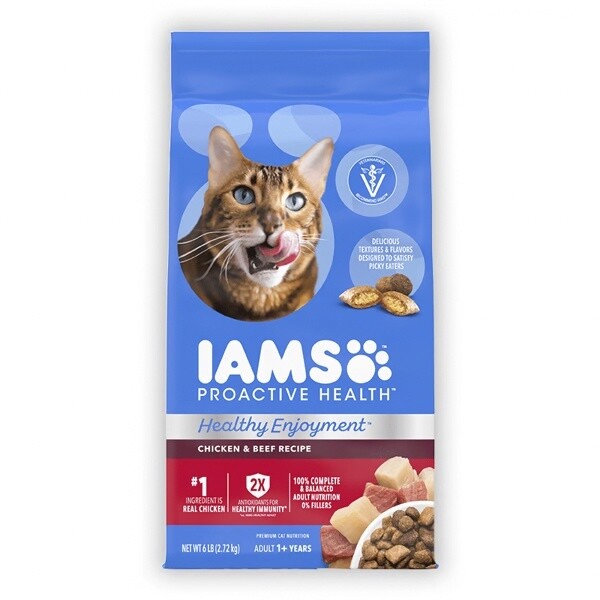 IAMS™ Healthy Enjoyment™ Dry Cat Chicken &amp; Beef 6 lb