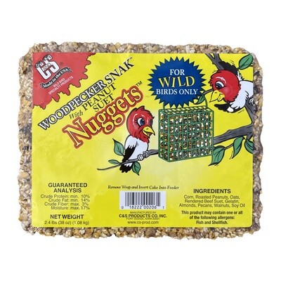 C&S Woodpecker Snak™ with Suet Nuggets™ 2.4 lb
