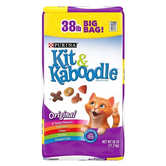 Purina Kit & Kaboodle Original Adult Cat Food 38 lb
