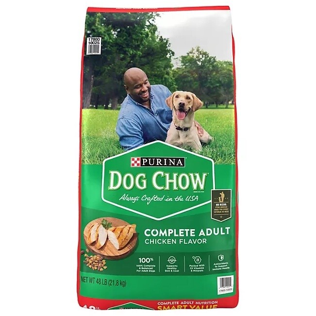 Purina Dog Chow Complete Adult Chicken Flavor Dog Food 48 lb