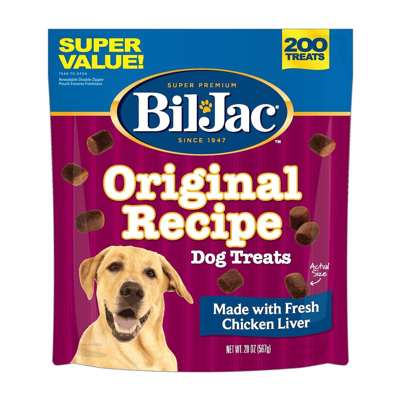 Bil-Jac Original Recipe Dog Treats 20 oz