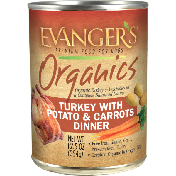 Evanger's Organic Canned Turkey With Potato & Carrots Dinner 12.5 oz
