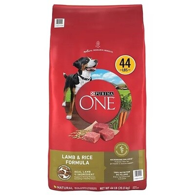 Purina ONE SmartBlend Adult Lamb & Rice Dog Food 44 lb
