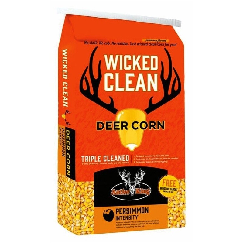 Antler King® Wicked Clean Persimmon Deer Corn 40 lb