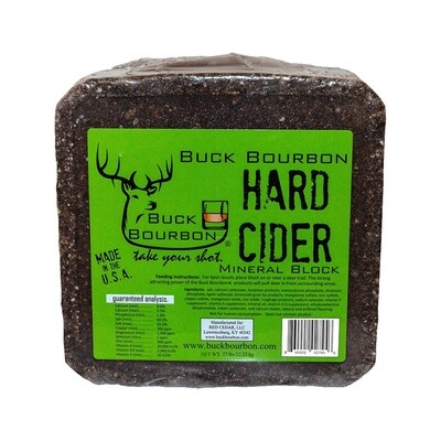 Buck Bourbon Hard Cider® Deer Mineral Block 25 lb