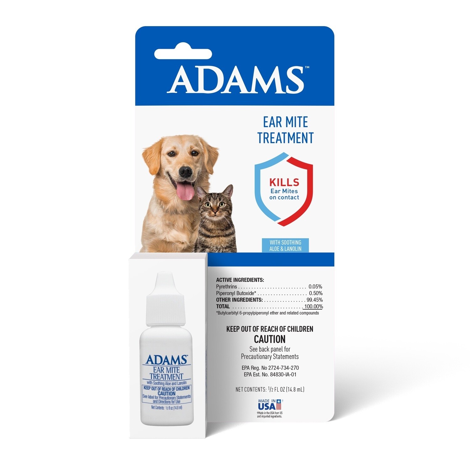 Adams Ear Mite Treatment 0.5 fl oz
